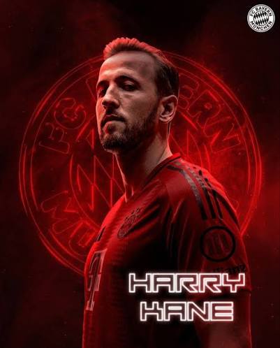 Der FC Bayern München veröffentlicht ein Poster zur Feier von Kanes Meilenstein 150 Tore